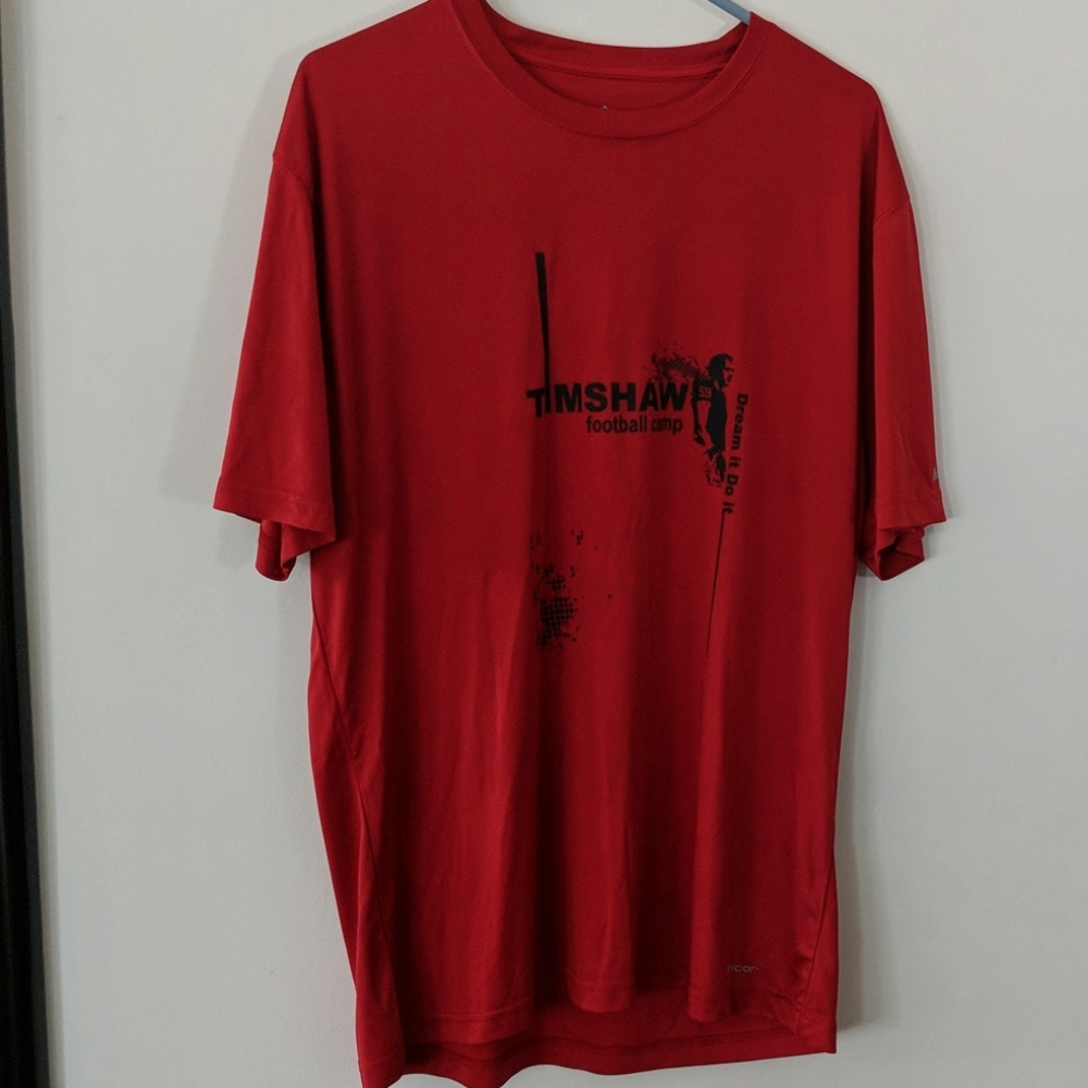 Red Football T-shirt Size XL